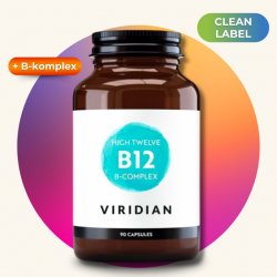 Viridian High Twelve B Complex B12 90 kapslí