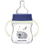 Canpol Babies EasyStart lahvička antikoliková 35/236_blue Sleepy Koala modrý 120ml – Zboží Dáma