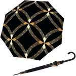 Doppler Fiber Flex Long AC Luxury dámský holový vystřelovací deštník černý – Zboží Mobilmania