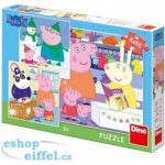 Dino Peppa pig: veselé odpoledne 3 x 55 dílků – Zboží Dáma