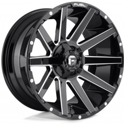 Fuel D615 CONTRA 9x20 6x139,7 ET19 gloss black milled – Sleviste.cz