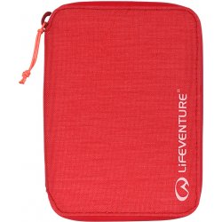 Lifeventure RFiD Mini Travel Recycled peněženka raspberry