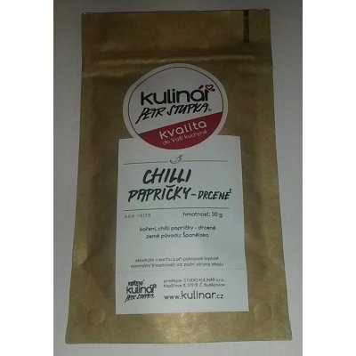 Koření Petr Stupka CHilli papričky drcené, sáček, 30g