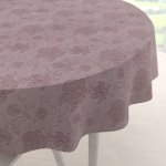 Biante Teflonový kulatý ubrus TF-077 Květované ornamenty na starorůžovém Ø 140 cm – Zboží Dáma