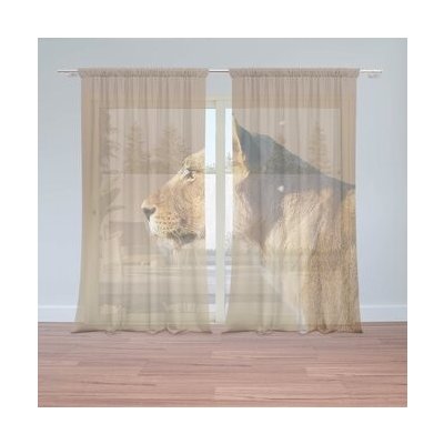 Sablio Záclony Lvice 2: 2ks 150x250cm – Hledejceny.cz