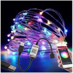 BERGE LED světelný řetěz RGB MULTICOLOR USB SMART 10 m – Hledejceny.cz