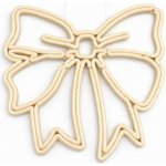 DECOLED Vánoční ozdoba mašle 30 cm bílá – Hledejceny.cz