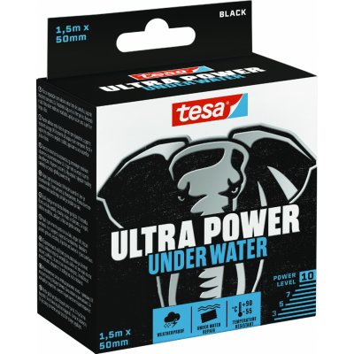 Tesa Ultra Power Under Water Voděodolná opravná páska 1,5 m × 50 mm černá 56491 – Hledejceny.cz