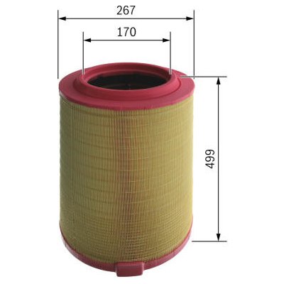 Vzduchový filtr BOSCH F 026 400 641 – Hledejceny.cz