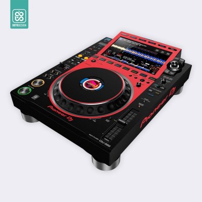 Doto Design Skin CDJ 3000 COLORS Red – Zboží Živě