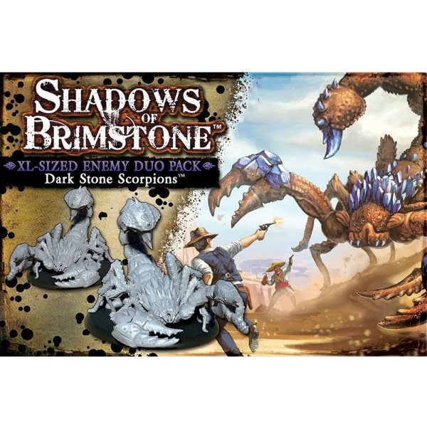 Desková hra Flying Frog Productions Shadows of Brimstone XL Sized Enemy Duo Pack: Dark Stone Scorpions