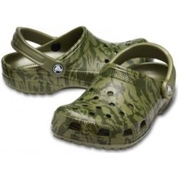 Crocs Classic Printed Camo Clog Army Green