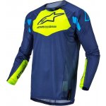 Alpinestars Techstar FACTORY tmavě modro-žluto-modrý