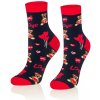 Dámské valentýnské ponožky Intenso 0471 Follow Your Passion ecri