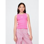 GAP dětské žebrované tílko s logem růžová – Zbozi.Blesk.cz