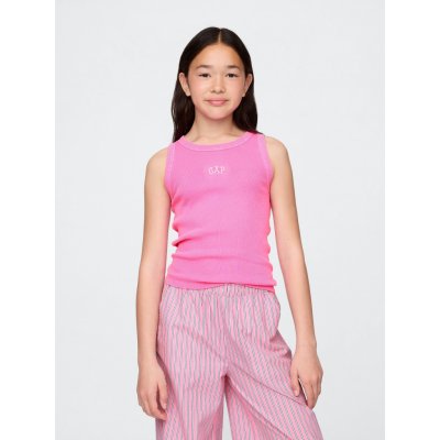GAP dětské žebrované tílko s logem růžová – Zbozi.Blesk.cz