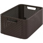 Curver Úložný box RATTAN Style M - hnědý – Zbozi.Blesk.cz