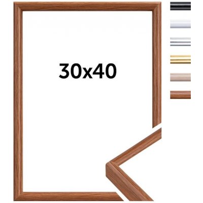 Doerr WOOD FRAME 30x40 cm fotorám (pasparta na 20x28 cm) – Zboží Živě
