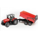 Bruder 2045 Traktor MASSEY FERGUSON 7480 s valníkem – Zboží Dáma
