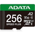 Adata MicroSDXC 256GB Speed Plus UD256GUI3V30A2SP-RA1 – Zboží Živě
