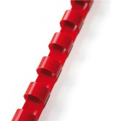 GBC Plastové hřbety 6 mm, červené, 100 ks – Zboží Živě