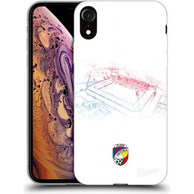 Picasee silikonové Apple iPhone XR - FC Viktoria Plzeň C černé – Zboží Mobilmania