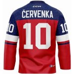CCM Fandres replica Dres české hokejové reprezentace Roman Červenka #10 2026 červený – Hledejceny.cz