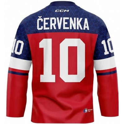 CCM Fandres replica Dres české hokejové reprezentace Roman Červenka #10 2026 červený – Hledejceny.cz