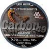 Rybářské lanko Savage Gear Ocelové Lanko Carbon49 10m 0,7mm 23kg