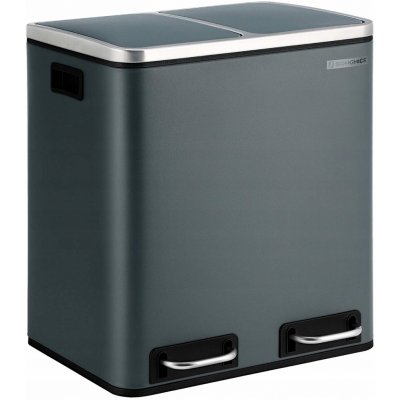 Songmics na tříděný odpad Bins 30 L antracit – Zbozi.Blesk.cz