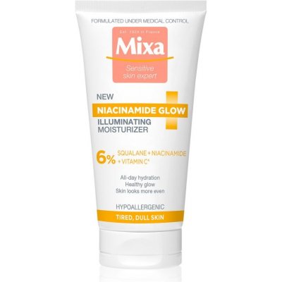 Mixa Niacinamide Glow krém poskytující až 24H hydratace 50 ml – Zbozi.Blesk.cz