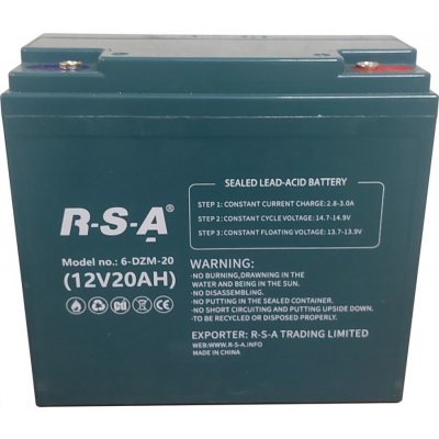 Bateriový článek PB-12V, 20Ah, k elektroskútru RACCEWAY® – Zboží Mobilmania