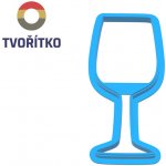 TVOŘÍTKO Sklenice na víno - obrysové vykrajovátko – Hledejceny.cz