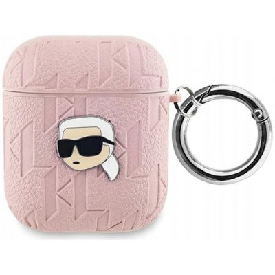 Karl Lagerfeld PU Embossed Karl Head Pouzdro pro AirPods 1/2 KLA2PGKIPP – Zboží Živě