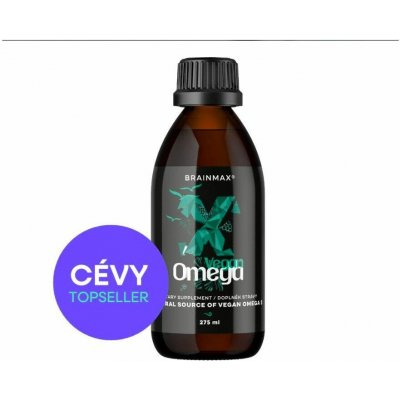 BrainMax Vegan Omega 3 2850 mg DHA & EPA 275 ml – Hledejceny.cz