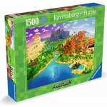 Ravensburger Minecraft Svět Minecraftu 1500 dílků – Zboží Dáma