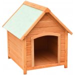 vidaXL Psí bouda masivní borové a jedlové dřevo 72 x 85 x 82 cm – Zboží Dáma
