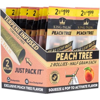 King Palm Rollies palmový blunt peach tree 2 ks – Zboží Dáma