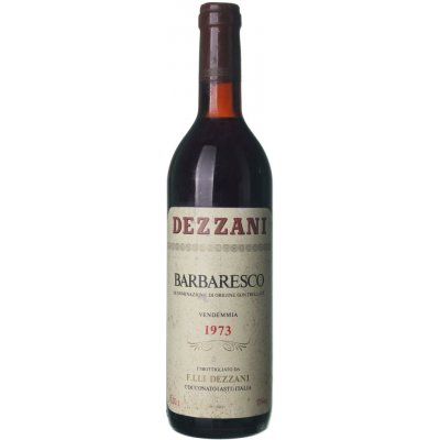 Fratelli Dezzani Barbaresco suché červené 1973 13% 0,72 l (holá láhev) – Hledejceny.cz