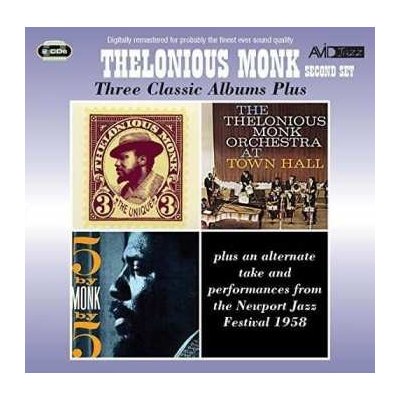 Thelonious Monk - The Unique Thelonius Monk At Town Hall 5 By Monk By 5 three Classic Albums Plus 2nd Set CD – Zbozi.Blesk.cz