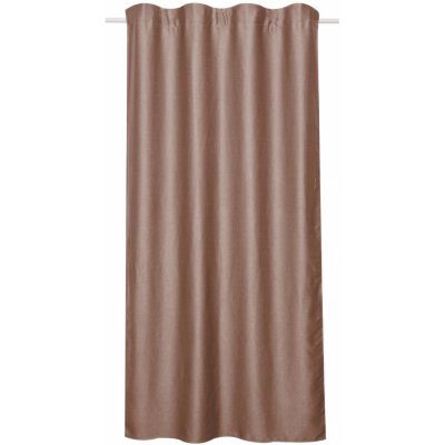 Sehlbach Závěs se skrytými poutky, Blackout Shine, hnědý, 175 x 135 cm – Hledejceny.cz