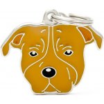 My Family Amstaff gravírovateľný přívěsek 2,8 x 3,9 cm – Zboží Mobilmania