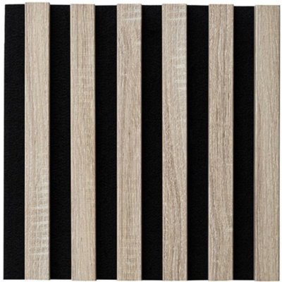 DeCori akustický 3D dub sonoma, 20 x 300 x 2700 mm 0,81m² – Sleviste.cz