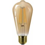 Philips Vintage LED filament žárovka E27 ST64 7W 40W 470lm 1800K nestmívatelná, zlatá – Zboží Dáma