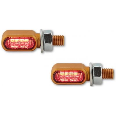 HIGHSIDER LED moto zadní světlo / blinkr LITTLE BRONX žluté – Hledejceny.cz