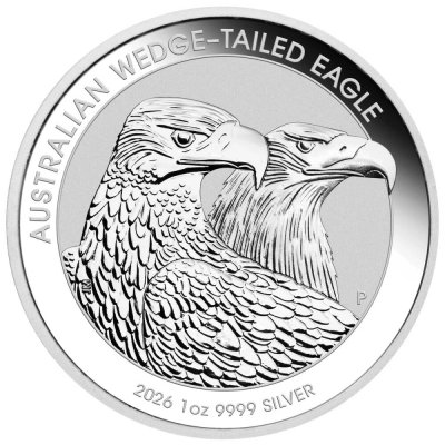 Perth Mint Stříbrná mince Australien Wedge Tailed Eagle 2026 1 oz – Zboží Dáma