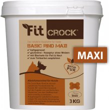 cdVet Fit-Crock Basic Hovězí lisované za studena MAXI 3 kg