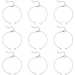 Řetízek z nerezové oceli - platinový - 16,5 cm x 2,5 mm - 1 ks – Hledejceny.cz