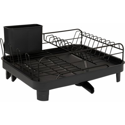 5five Simply Smart Odkapávač na nádobí BLACK EDITION, 52,5 × 41,2 × 17 cm černá – Hledejceny.cz