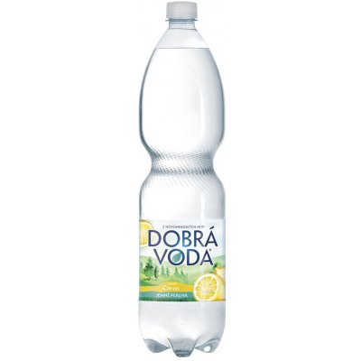 Dobrá voda - jemně perlivá-citron 1,5l – Zboží Mobilmania
